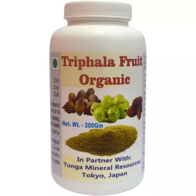 Tonga Herbs Triphala Fruit Organic Powder - 200 gms Trending Now!