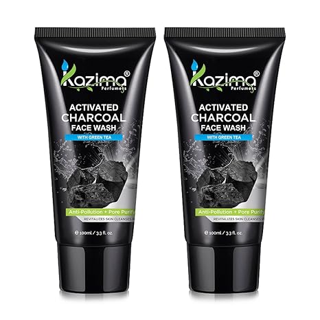 Kazima Activated Charcoal Face Wash - 100 ml