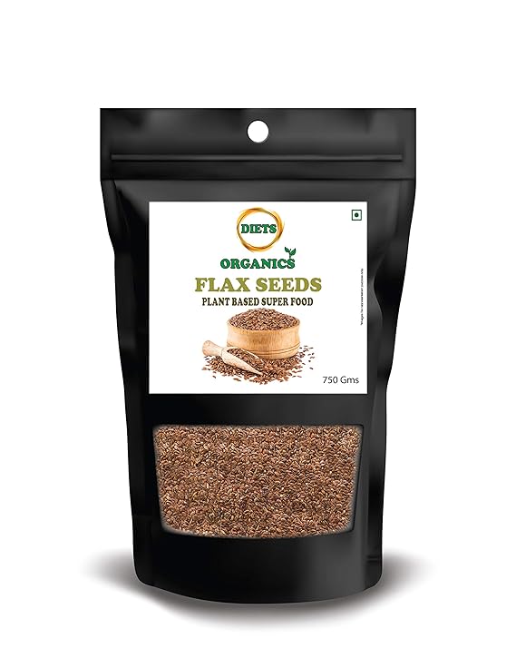 Diets Organics Flax Seeds - 750 Grams Online Deal